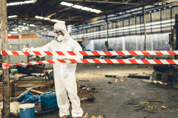Professional Biohazard technician working in Dillon, SC